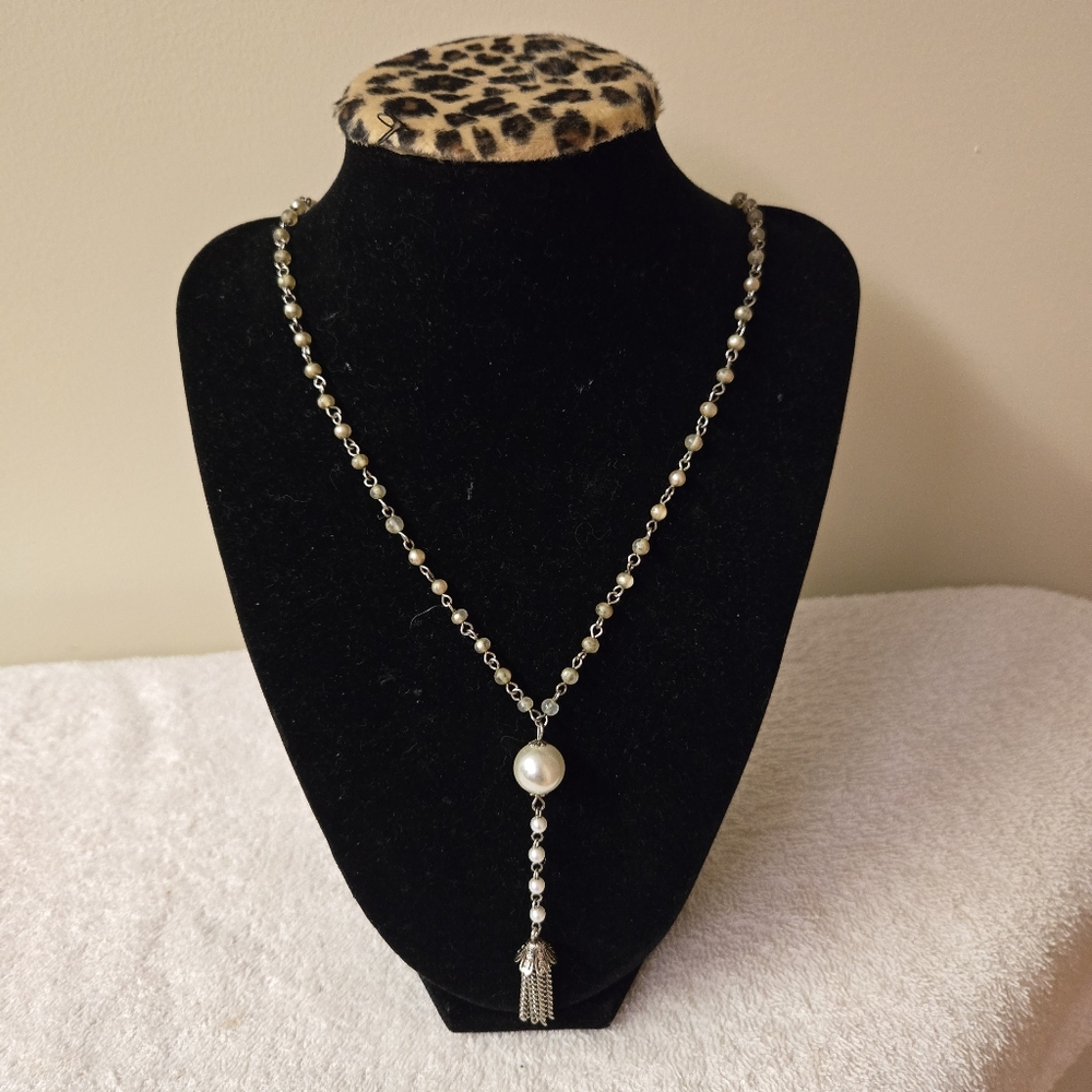 Amerique vintage faux pearl necklace